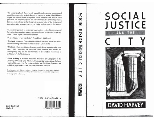 Copertina di Social justice and the city