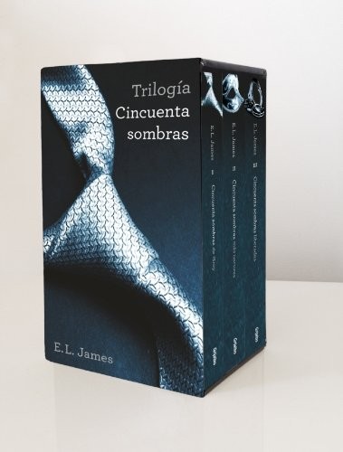 Copertina di Fifty Shades of Grey, a Trilogy