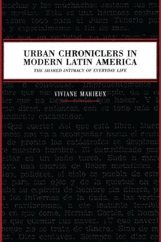 Copertina di Urban chroniclers in modern Latin America