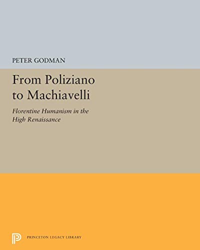 Copertina di From Poliziano to Machiavelli