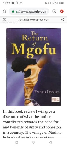 Copertina di The return of Mgofu