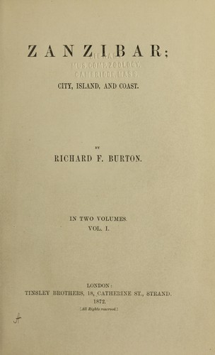 Copertina di Zanzibar