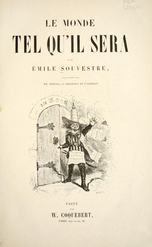 Copertina di Le monde tel qu'il sera