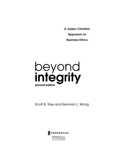 Copertina di Beyond integrity