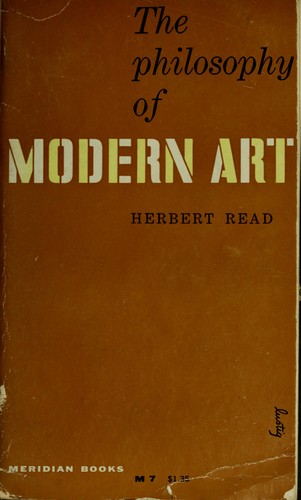 Copertina di The Philosophy of Modern Art