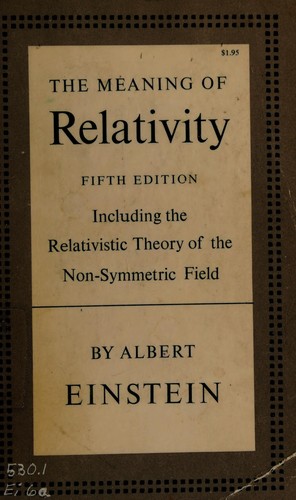 Copertina di Relativitätstheorie