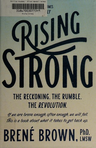 Copertina di Rising strong