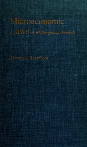 Copertina di Microeconomic laws