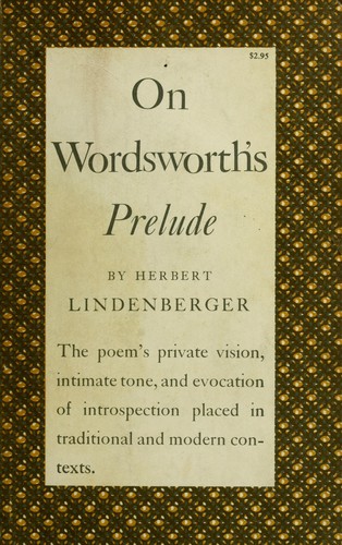 Copertina di On Wordsworth's Prelude