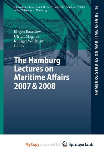 Copertina di The Hamburg Lectures on Maritime Affairs 2007 & 2008