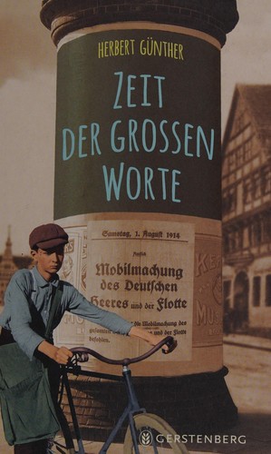 Copertina di Zeit der grossen Worte