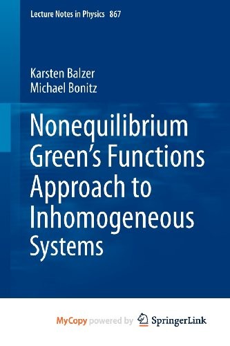 Copertina di Nonequilibrium Green's Functions Approach to Inhomogeneous Systems