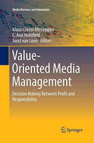 Copertina di Value-Oriented Media Management