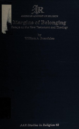 Copertina di Margins of belonging