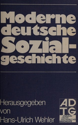 Copertina di Moderne deutsche Sozialgeschichte