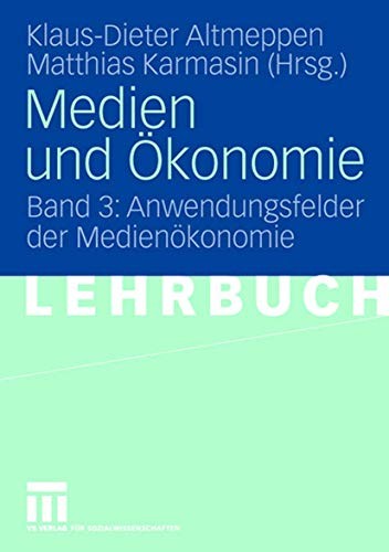 Copertina di Medien und Ökonomie : Band 3