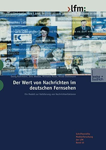Copertina di Der Wert von Nachrichten im deutschen Fernsehen