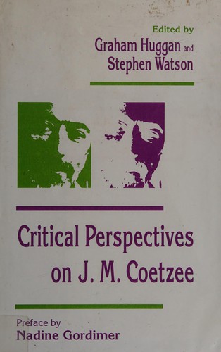 Copertina di Critical perspectives on J.M. Coetzee
