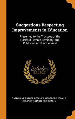 Copertina di Suggestions Respecting Improvements in Education