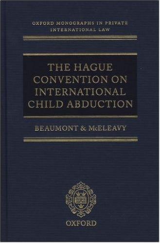 Copertina di The Hague Convention on International Child Abduction