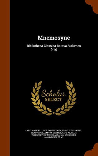 Copertina di Mnemosyne
