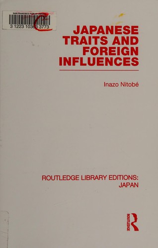 Copertina di Japanese traits and foreign influences
