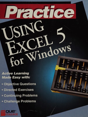 Copertina di Practice using Excel version 5 for Windows