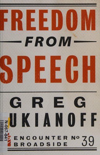 Copertina di Freedom from speech