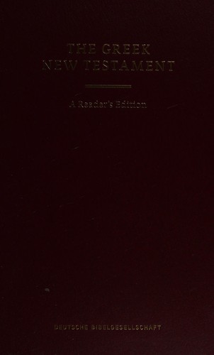 Copertina di Greek New Testament-FL-Nestle-Aland-Wide Margin