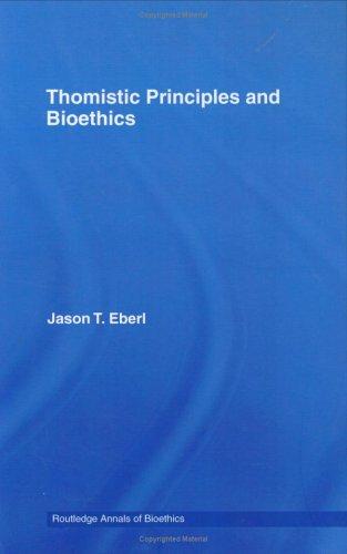 Copertina di Thomistic Principles and Bioethics