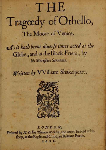 Copertina di Othello