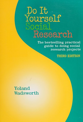 Copertina di Do It Yourself Social Research, Third Edition