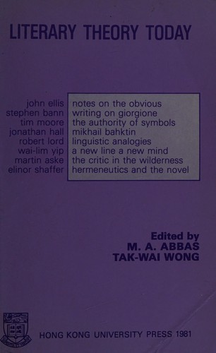 Copertina di Literary theory today