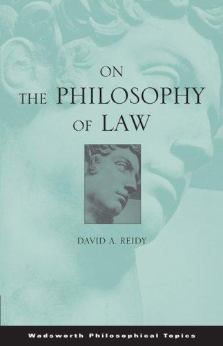 Copertina di On the Philosophy of Law (Wadsworth Philosophical Topic)