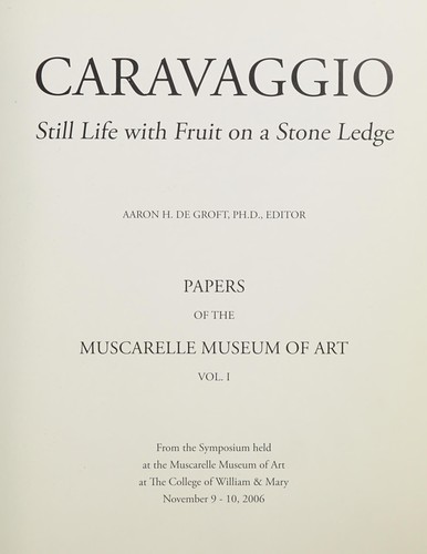 Copertina di Caravaggio