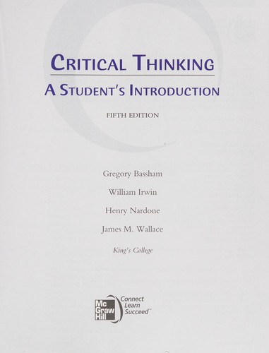 Copertina di Critical thinking
