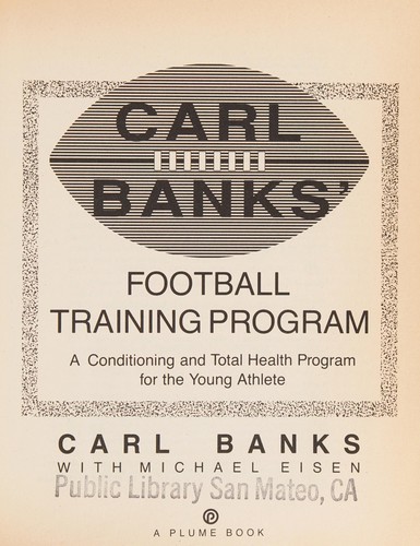 Copertina di Carl Banks' football training program