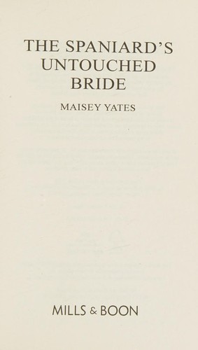Copertina di Spaniard's Untouched Bride