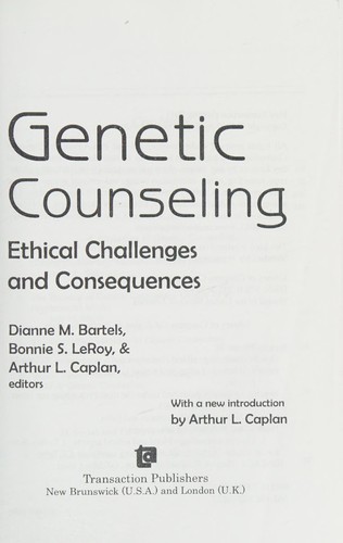 Copertina di Genetic counseling