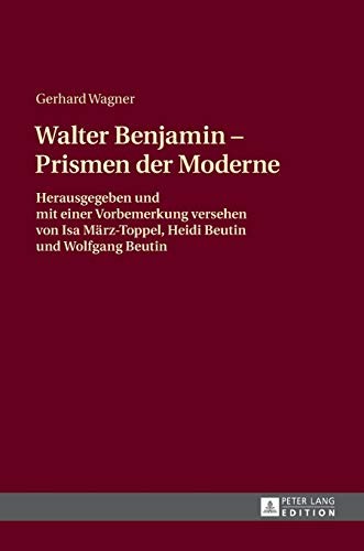 Copertina di Walther Benjamin - Prismen der Moderne