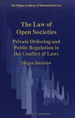 Copertina di The law of open societies