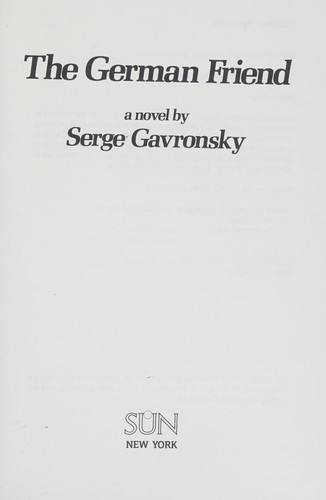 Copertina di The German friend