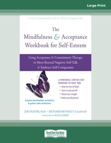 Copertina di Mindfulness and Acceptance Workbook for Self-Esteem