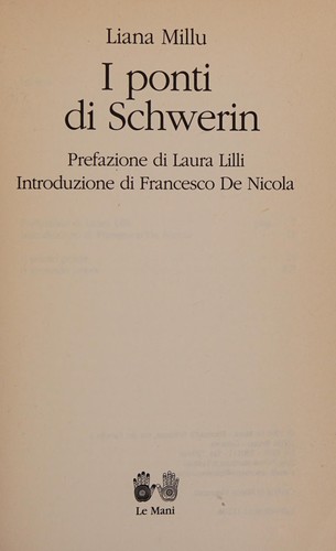 Copertina di I ponti di Schwerin