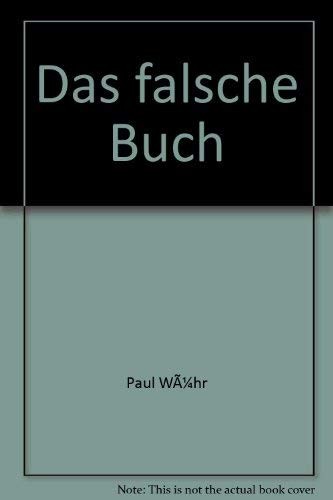 Copertina di Das falsche Buch