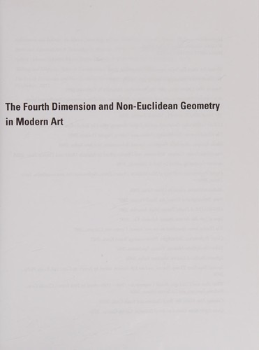 Copertina di The fourth dimension and non-Euclidean geometry in modern art