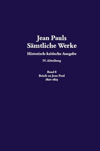 Copertina di Jean Pauls Sämtliche Werke