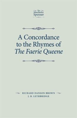 Copertina di Concordance to the Rhymes of the Faerie Queene