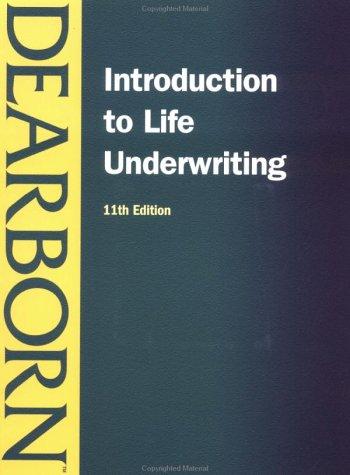 Copertina di Introduction to Life Underwriting
