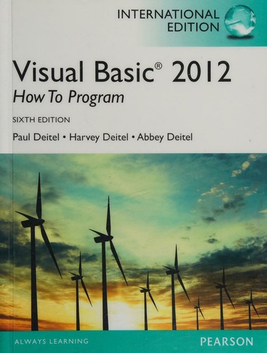 Copertina di Visual Basic 2012 How to Program